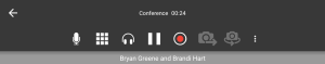 The toolbar displays "Conference".