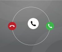 Full screen incoming call notifictaion
