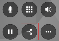 The "Split Calls" button is on the call controls.