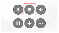 The "Keypad" button is on the call controls.