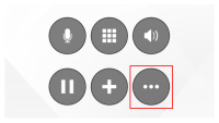 The "More Options" button is on the call controls.