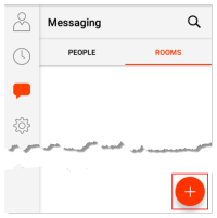 The "Add" button is on "Rooms" in the "Messaging" tab.