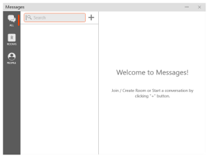The "Messages" window.