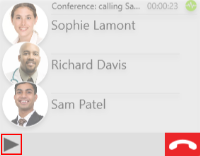 The "Take all participants off hold" button is on the call panel.