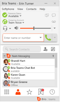 Your "Team Members" show in "Contacts".