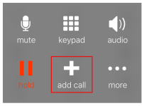The "Add Call" button is on the call controls.