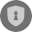 Gray key lock icon